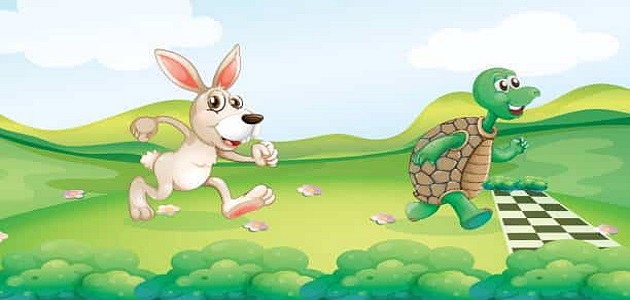 قصة الأرنب والسلحفاة - قصصي