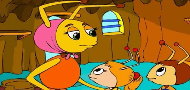 قصة النملة الكريمة والنملة البخيلة